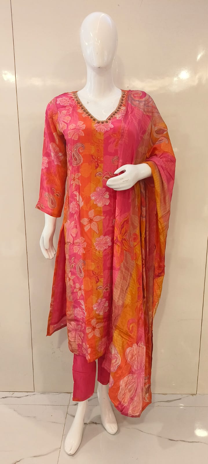 MUSLIN KURTI SET