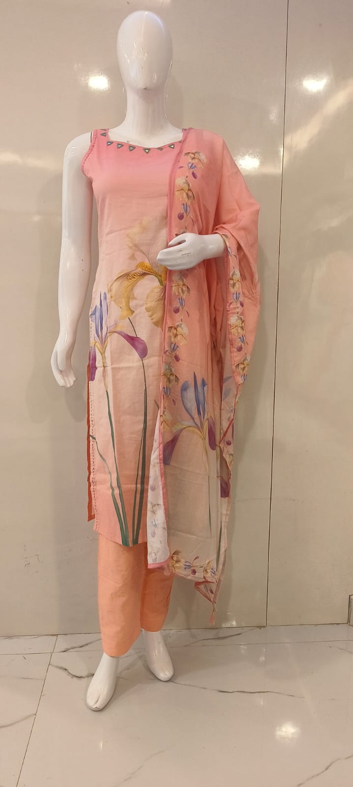 MODAL MUSLIN KURTI SET