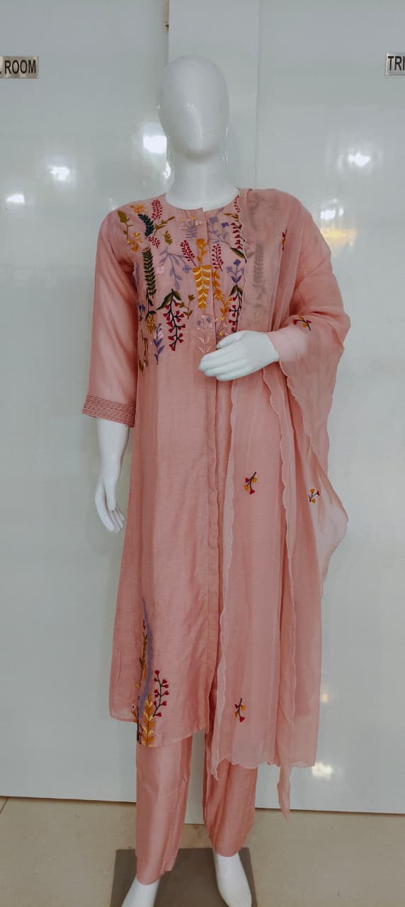 Semi Party wear Kurthi Set