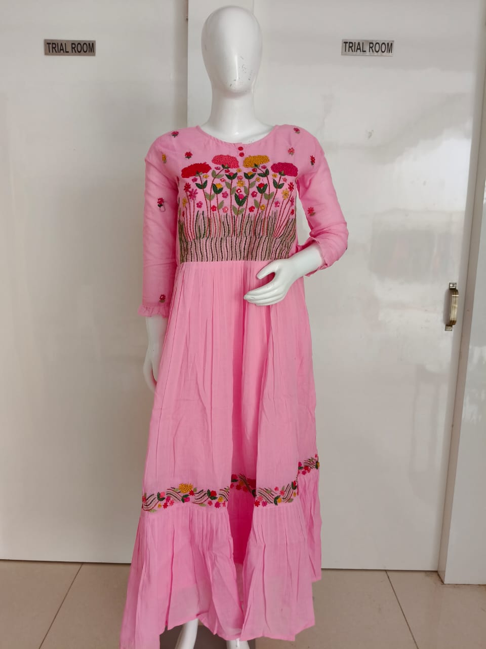 Mul Cotton Frock Size L