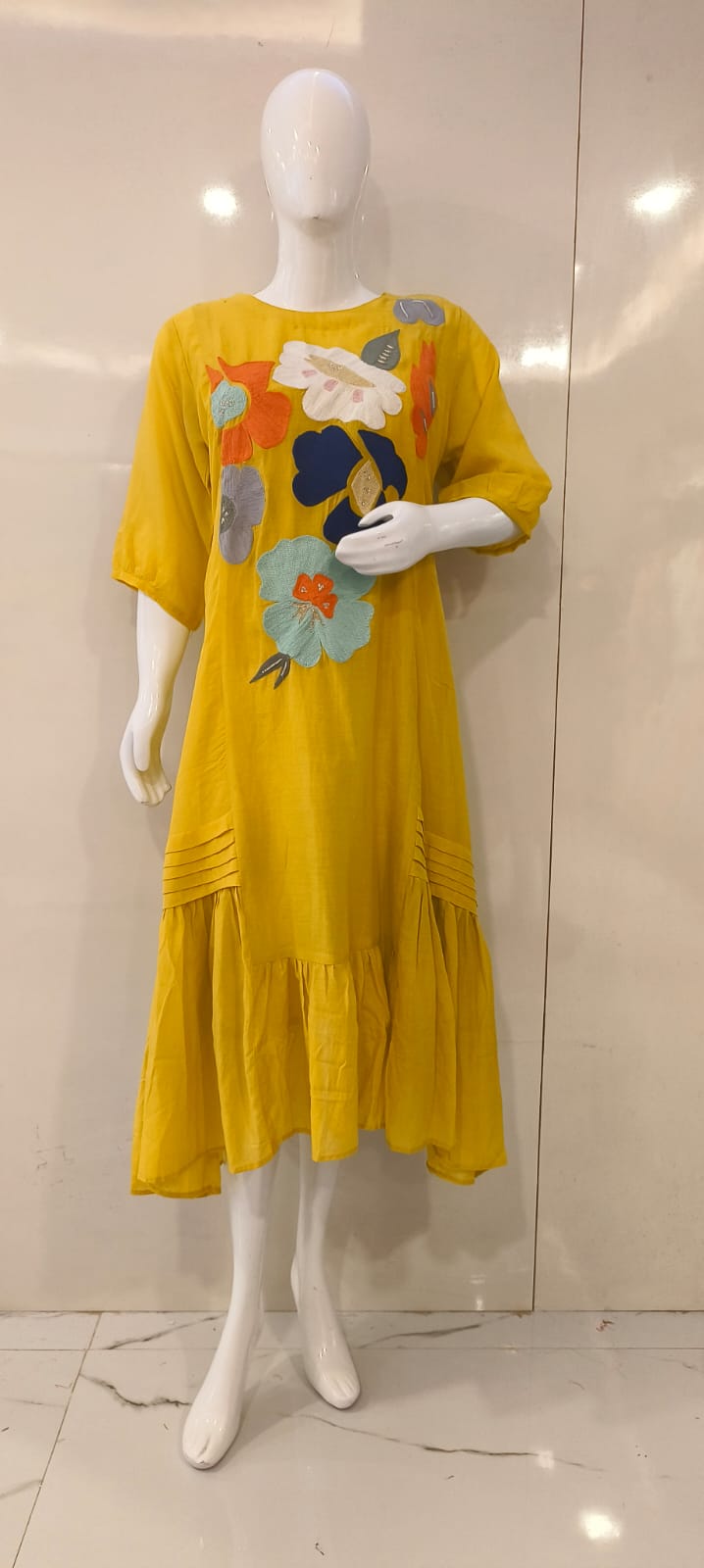 MUL CHANDERI FROCK