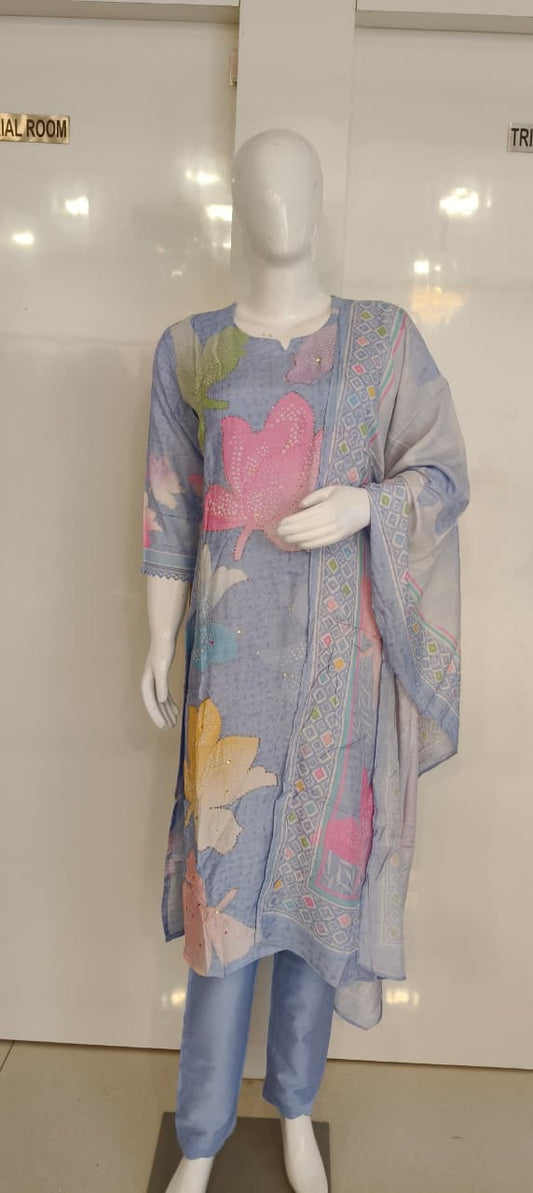 MUSLIN KURTI SET
