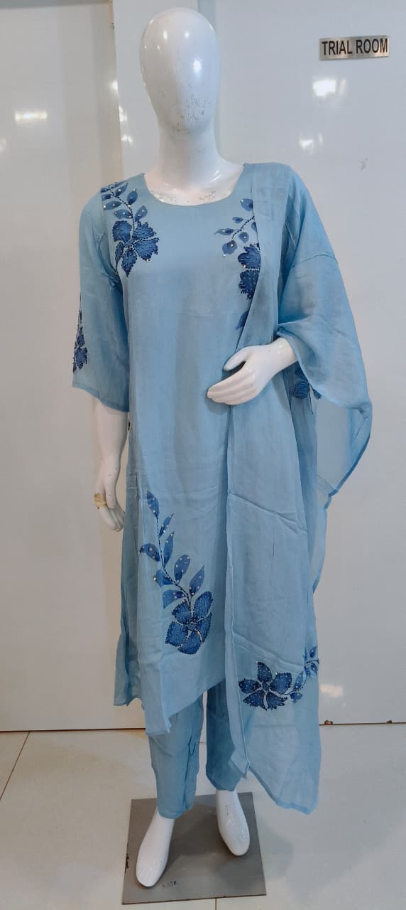 PARTY WEAR KURTHI SET