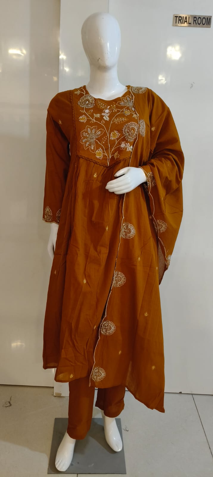 Mul Cotton Kurthi Set