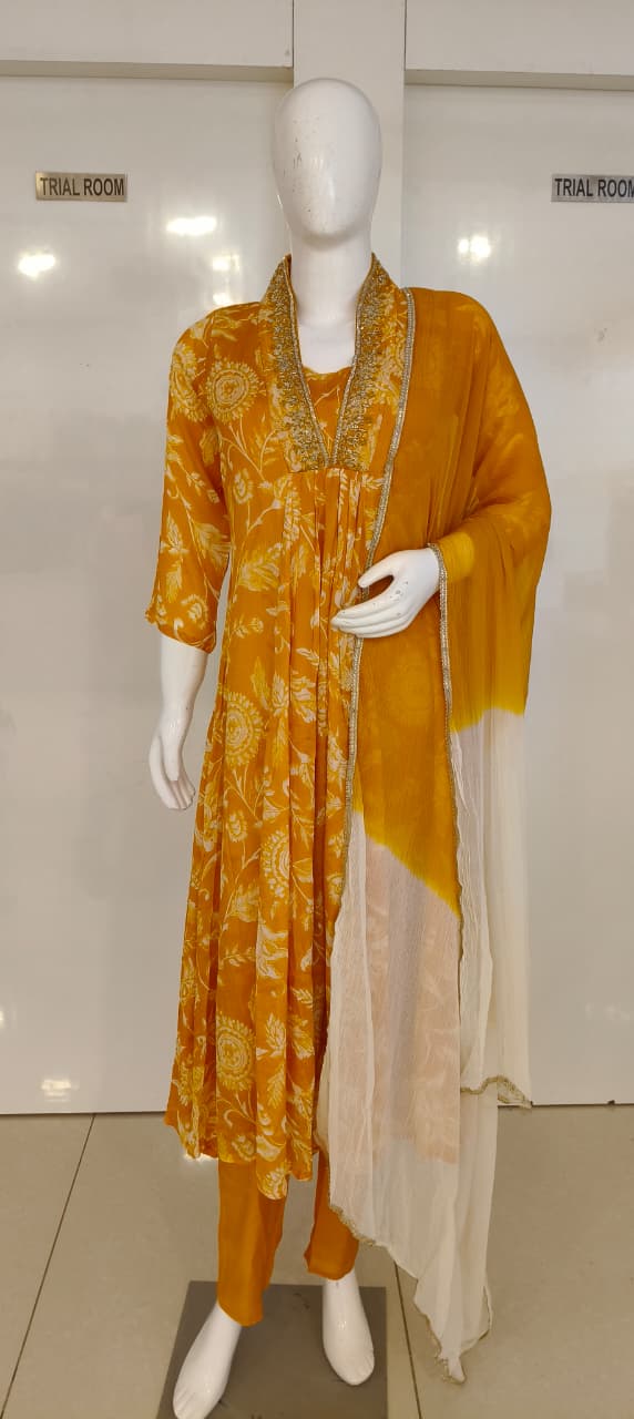 Anarkali Kurthi Set