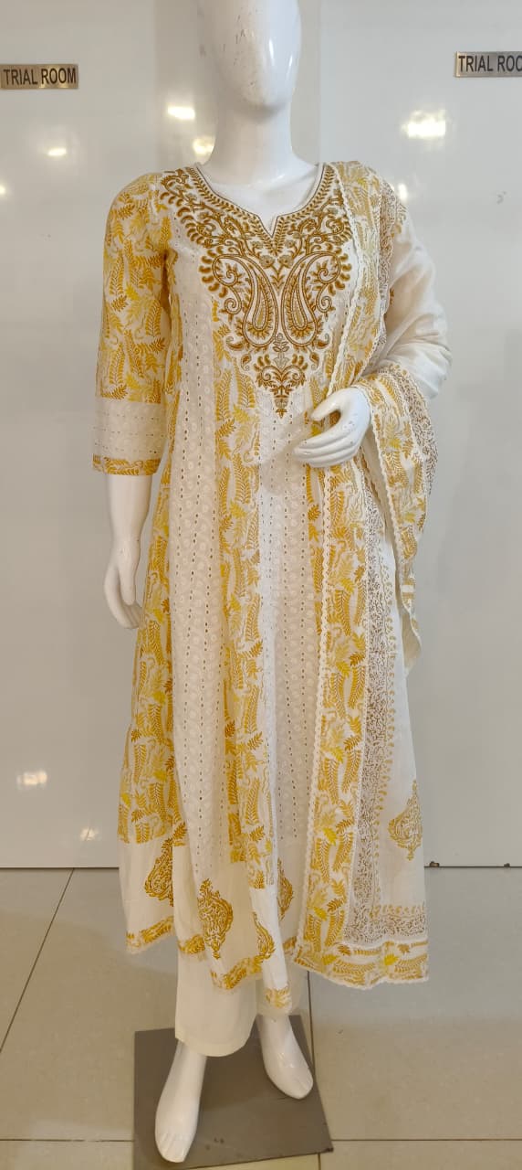 Anarkali Kurthi Set