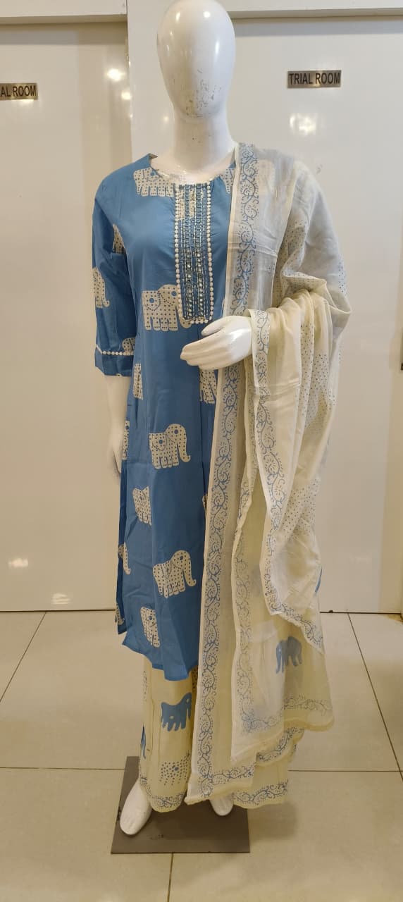 Anarkali Kurthi Set