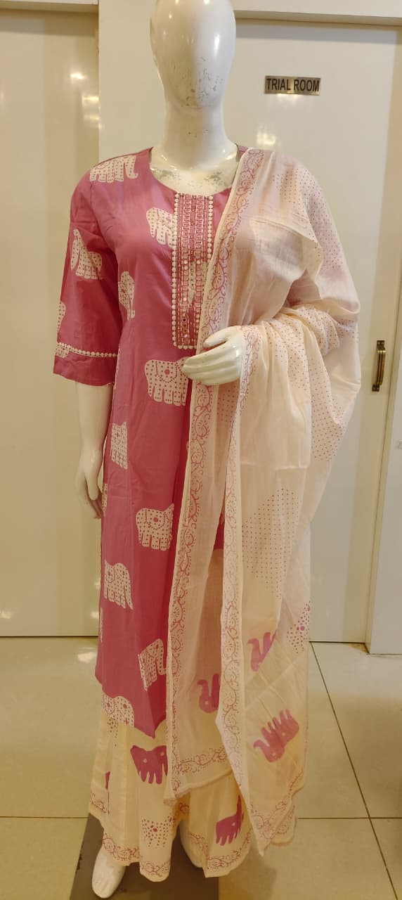 Anarkali Kurthi Set