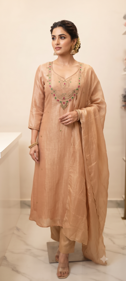 A Line Kurthi Set